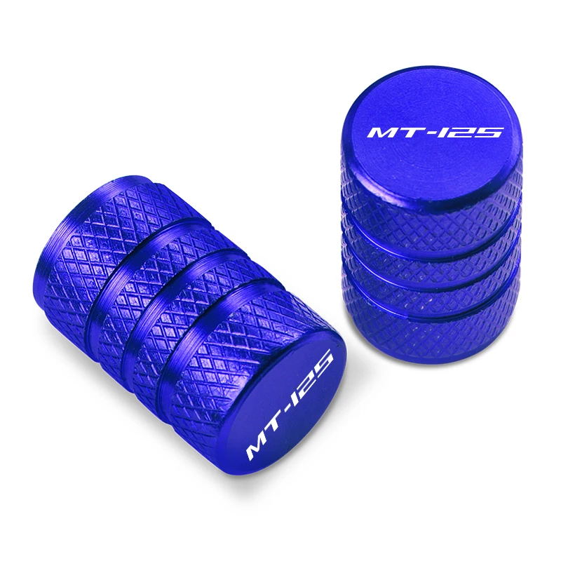 2ชิ้นสำหรับยามาฮ่า MT-125 MT125เอ็มที125 2014 2015-2018 2019 2020 2021ฝาพอร์ตลมยาง CNC อุปกรณ์เสริมรถจักรยานยนต์