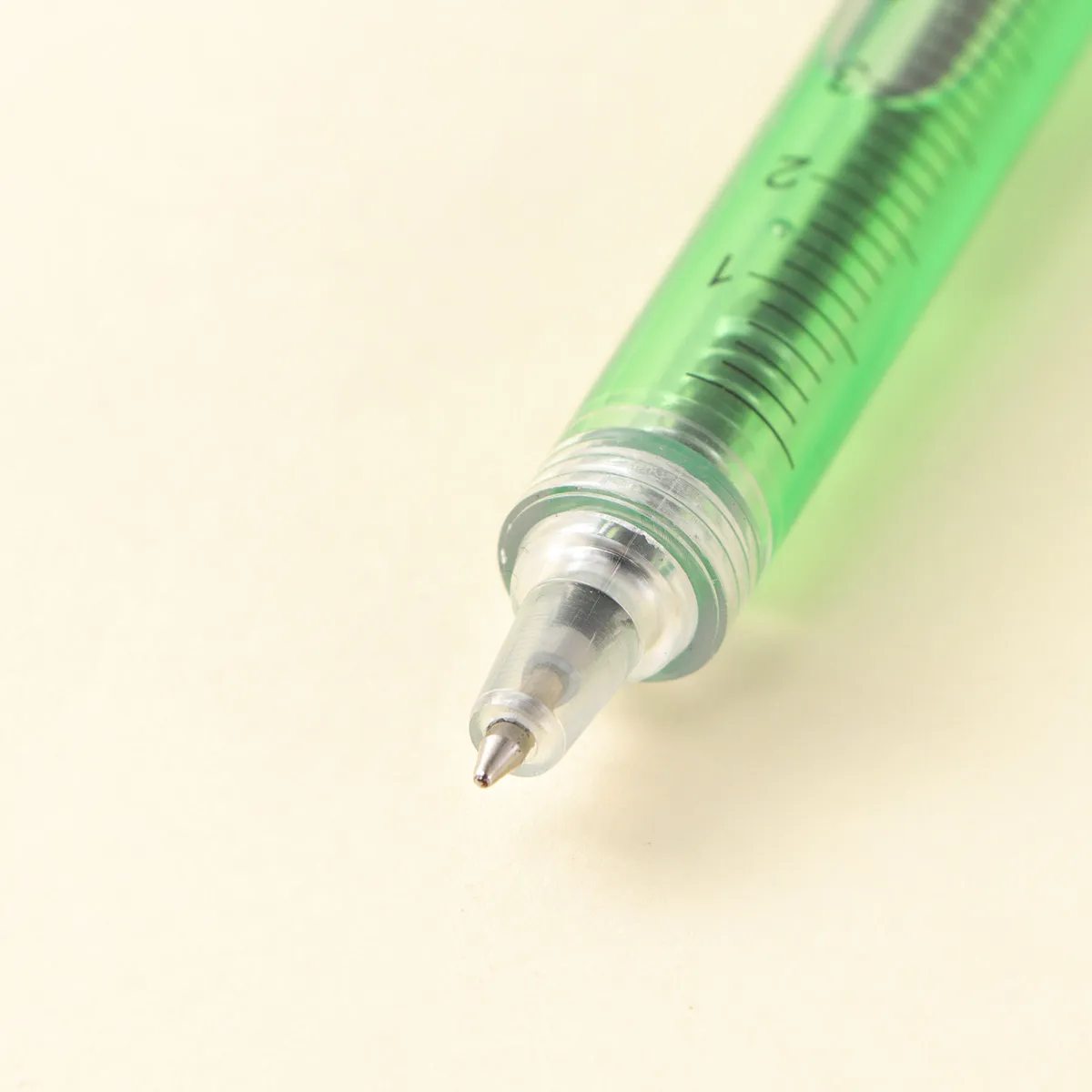 

24Pcs Fun Syringe Shaped Ballpoint Pens Liquid Filled Click Action Refillable Fine Tip for School Office Christmas Gift