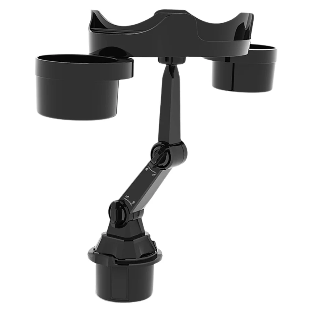 محول كأس السيارة العالمي متعدد الوظائف حامل مشروبات صندوق تخزين حامل الكأس الكبير المتوسع لملحقات السيارة