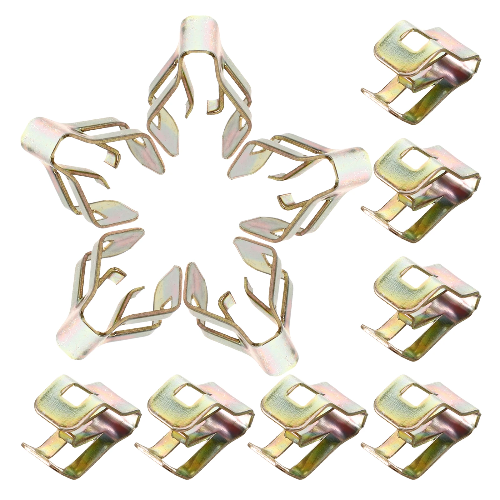

50pcs Car Dashboard Decorative Panels 65Mn Steel Retainer Clips Center Console Fasteners Body Panel Accessories