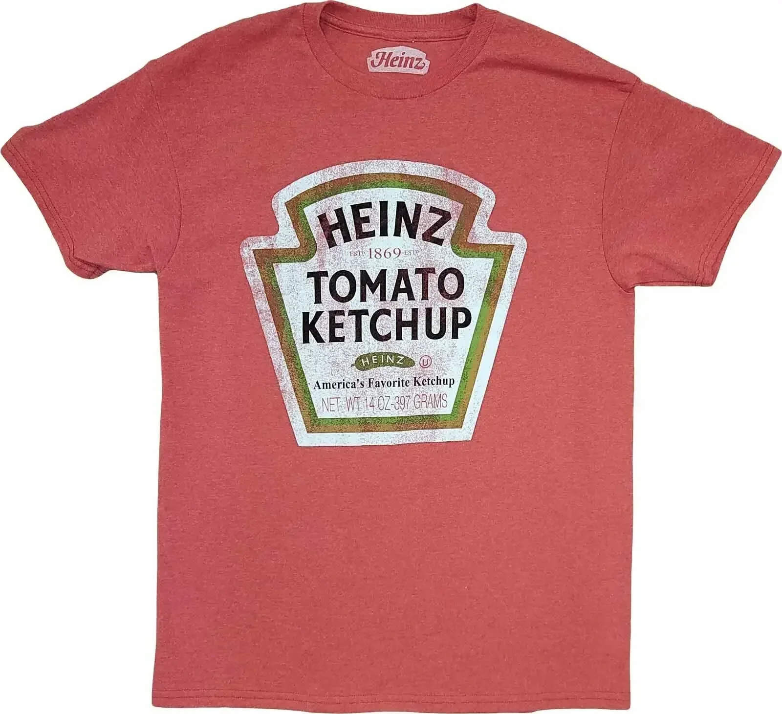 Camiseta gráfica vintage para hombre Heinz Americas Favorite Ketchup, camiseta de los años 80 y 90, nueva