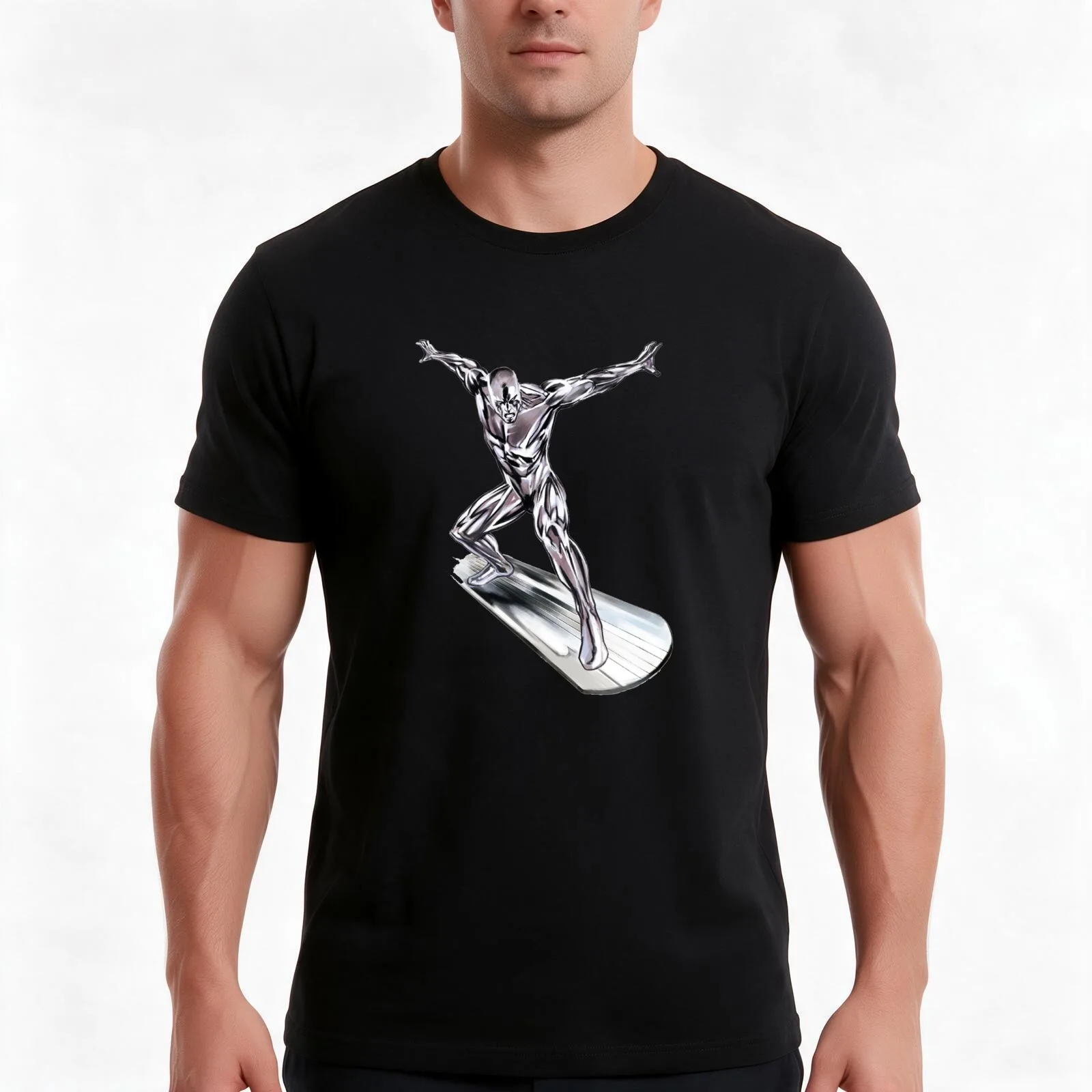 GREAT WAVE - SURFER T-Shirt Summer Casual Cotton Tee Oversized Streetwear Tops Vintage Graphic Print Loose Fit Short Sleeve