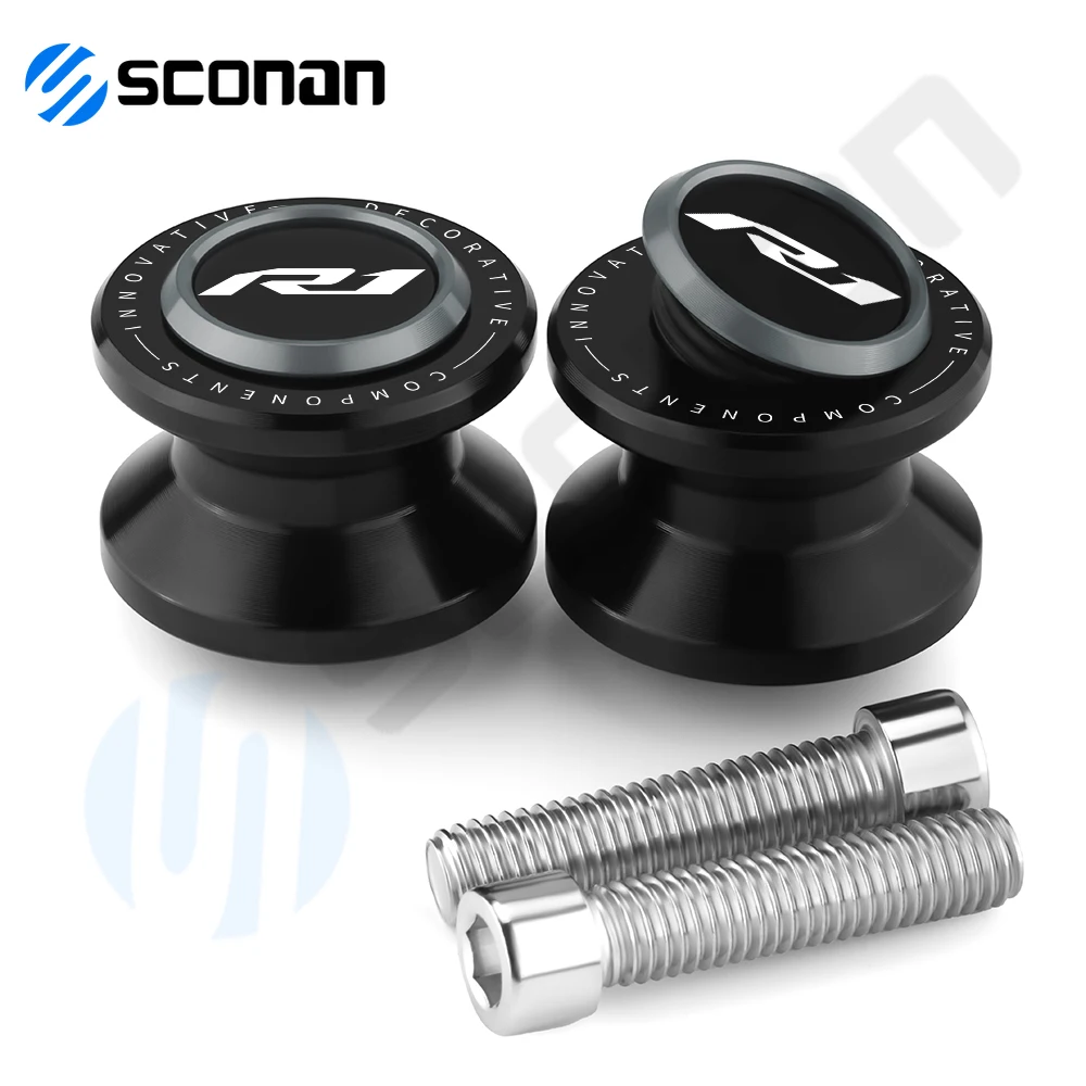 

For YAMAHA YZF-R1 yzf-r1 1998-2018 2019 2020 2021 2022 2023 Motorcycle M6 Swingarm Slider Swing Arm Spools Stand Screws 6MM