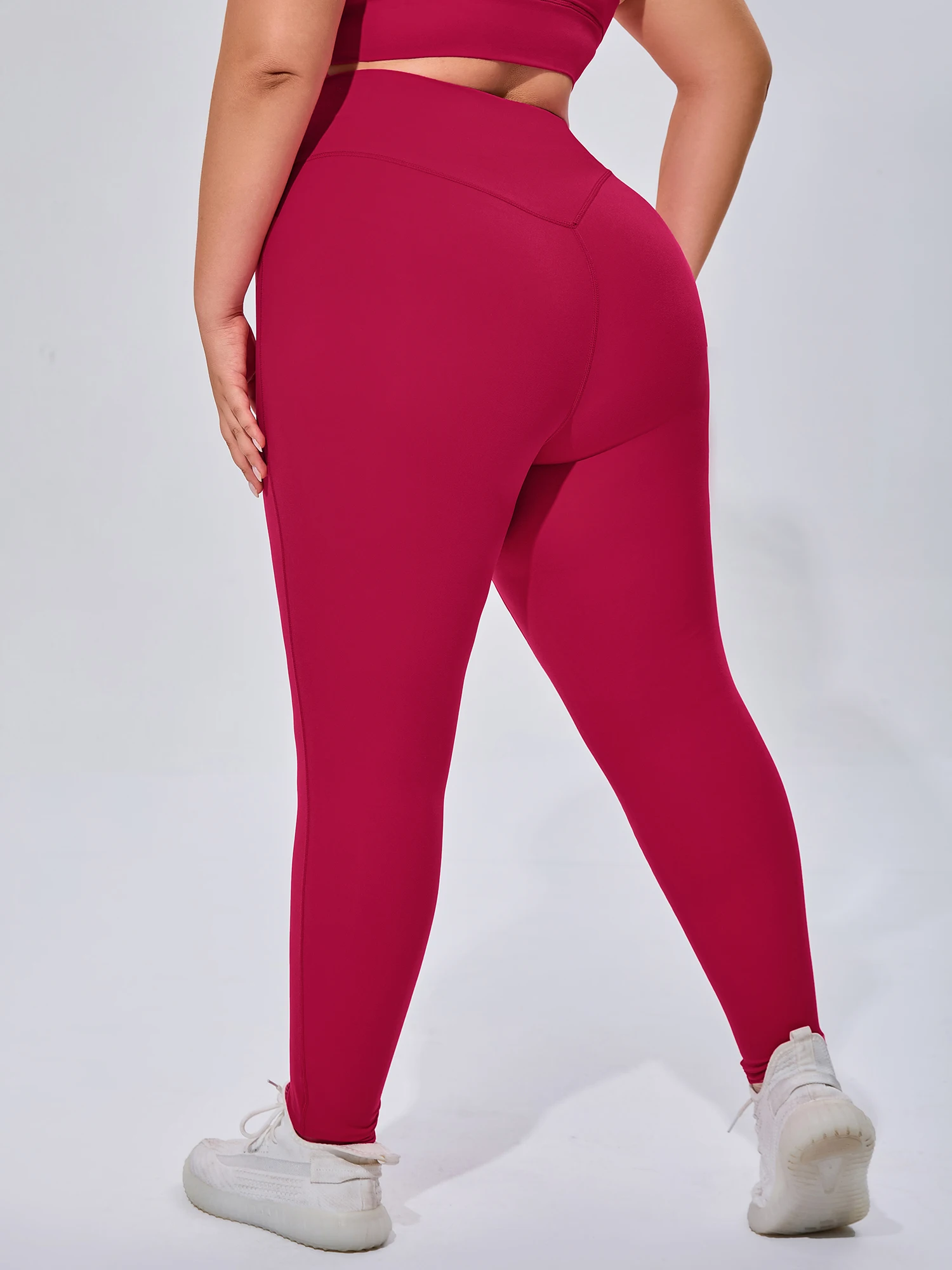 Große xxxl Damen Dry-Fit weiche, atmungsaktive Hose für das Laufen Sport Yoga Gym, gerade dünne Butt Lift Hose mit hoher Taille