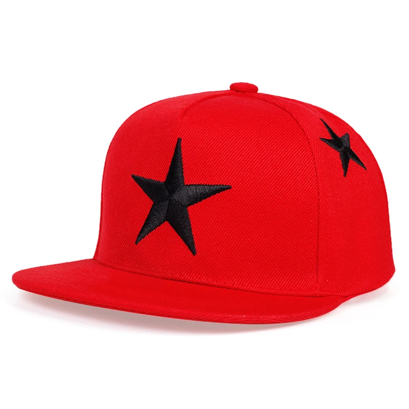 Children Five-pointed Star Embroidery Baseball Caps Hip-hop Hats Spring and Summer Outdoor Adjustable Casual Hats Boy Girl Trave