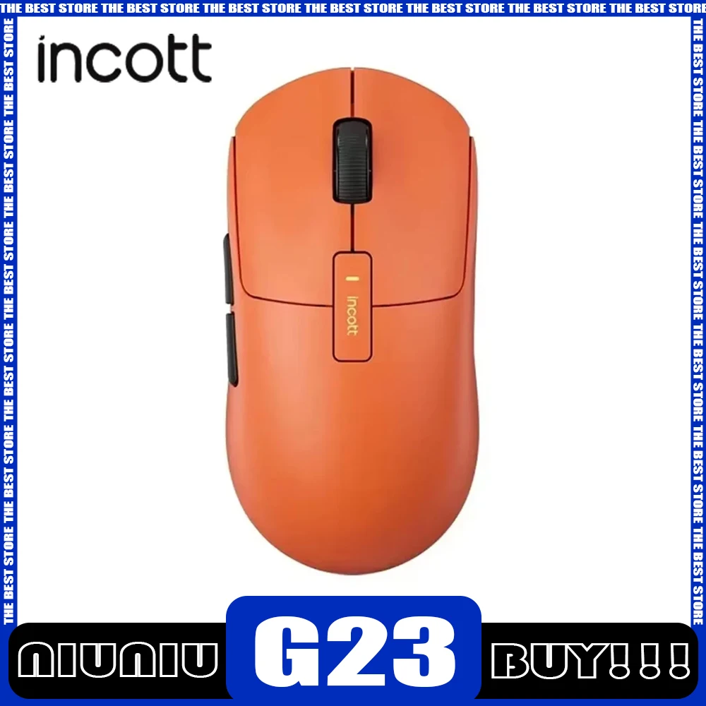 

Incott G23 Pro Wireless Mouse 8k Return Paw3950 Dual Mode Fast Charge Gaming Mouse Hot Swap Ergonomics Pc Gamer Accessories Gift