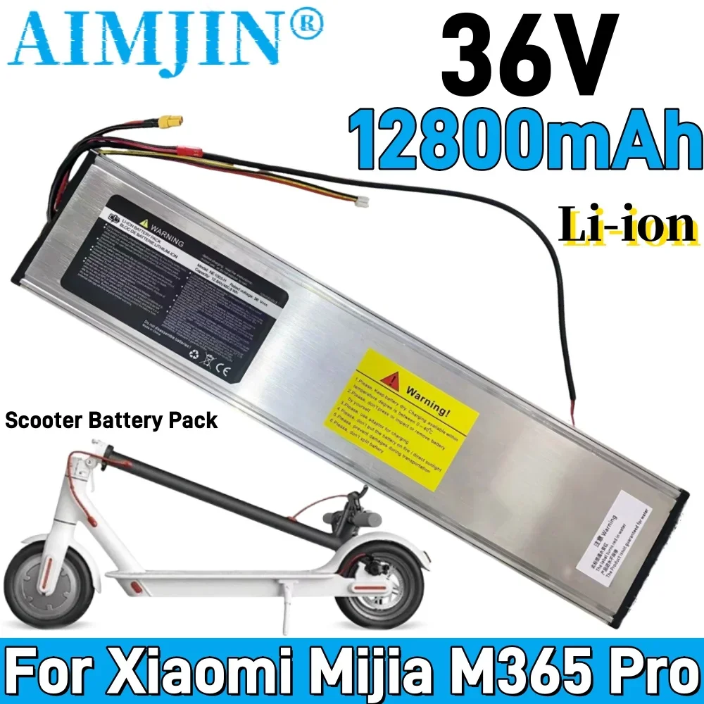 

100% New 36V 12800mAH for Xiaomi m365 Pro Scooter Special Battery Pack Original Battery