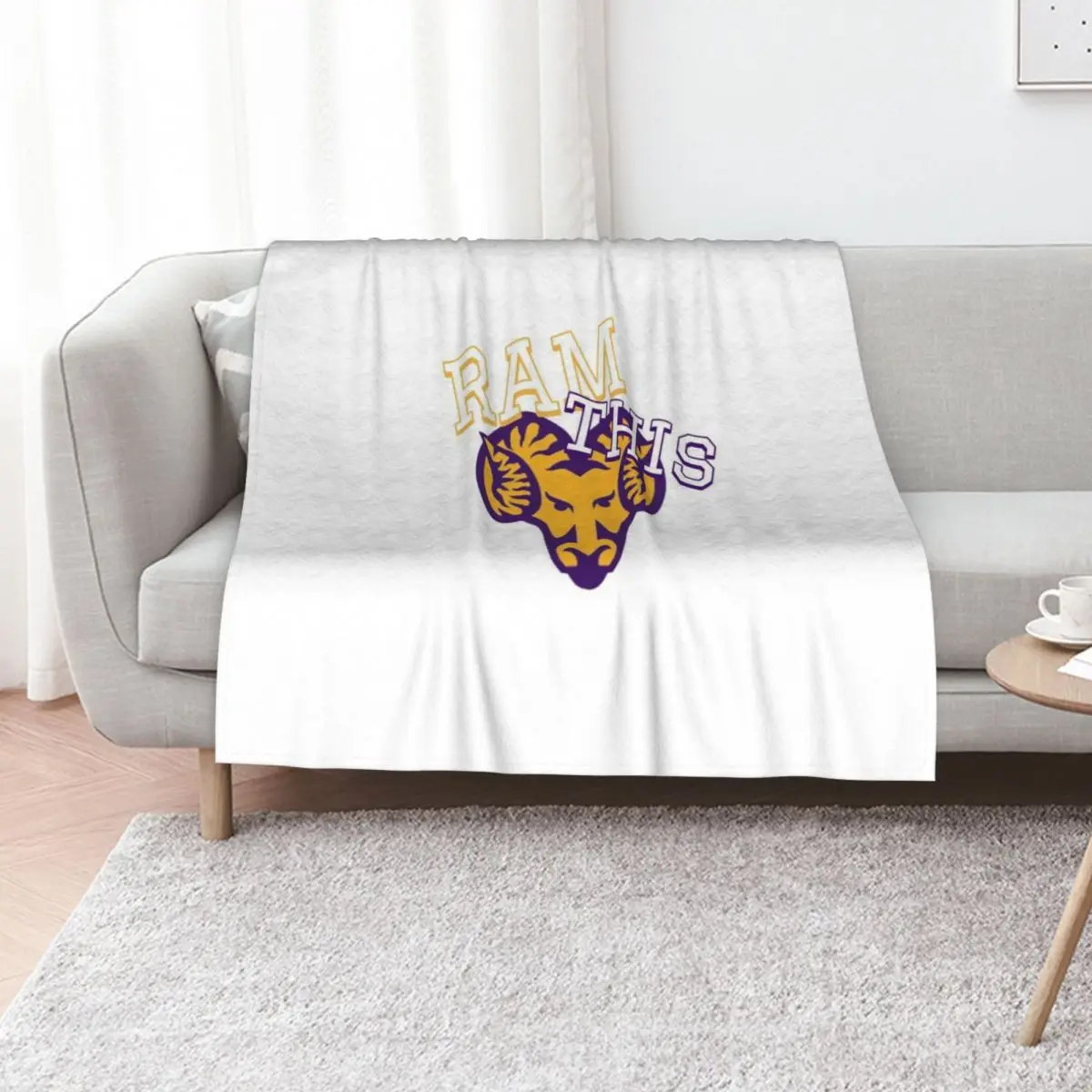 West Chester University Ram This Throw Blanket Travel Soft Plush Plaid Soft Plaid Bed Thermals For Travel Sofa Throw Blankets