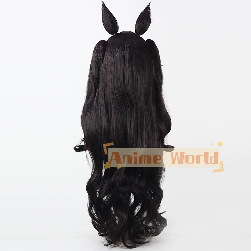 Game Uma Musume Pretty Derby  Vivlos Voyage Etincelant Cosplay Wig Ears Tail Halloween Party Costume Prop Synthetic Hair Heat