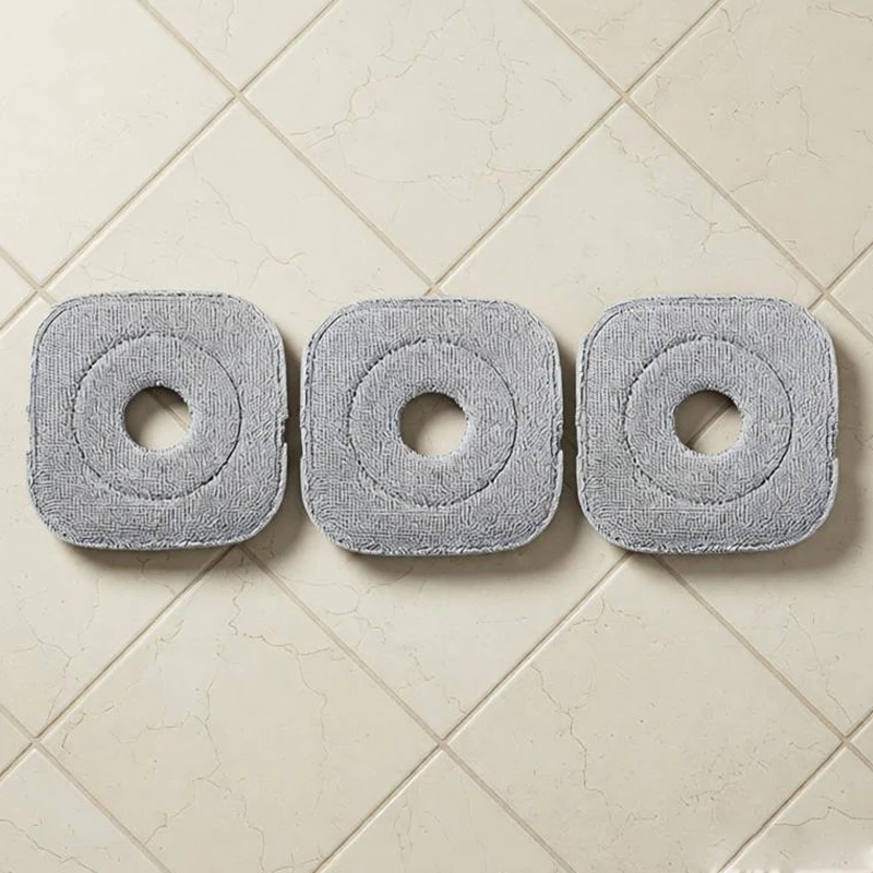 

5Pcs Mop Water Separation Square Mop With Bucket Mop Heads Microfiber Lazy Floor Floating Clean Sewage Separation Barrel Mop