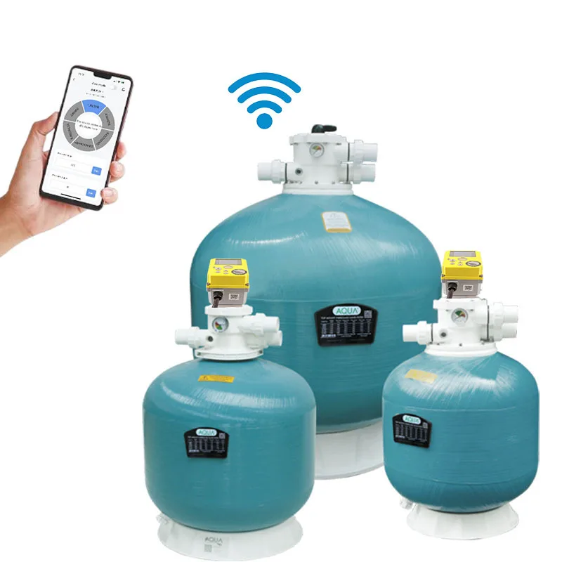 

Автоматическая система песочного фильтра для бассейна, совместимая с AQUA для очистки воды в аквакультуре с рыбным прудом