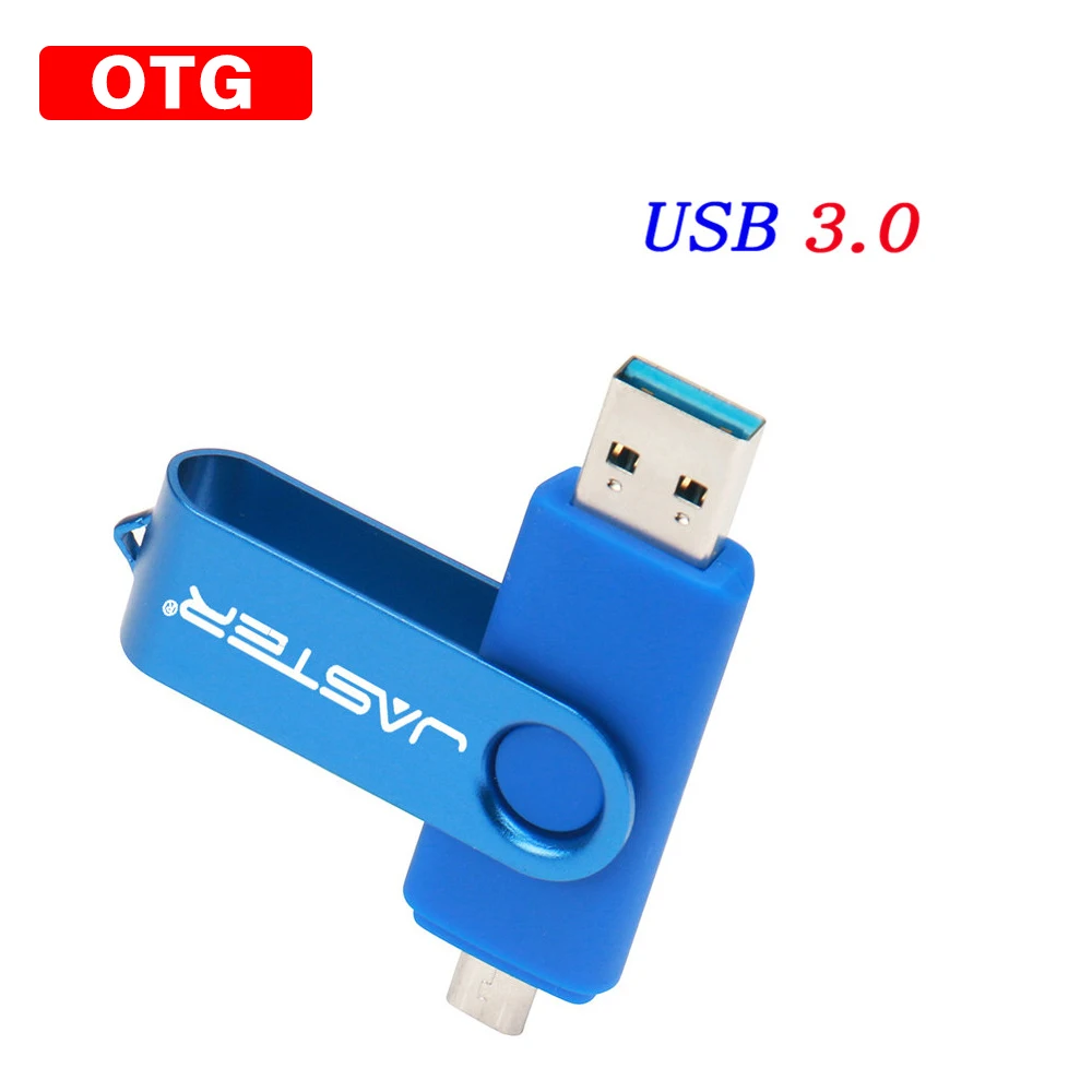 High Speed OTG Pen Drive 64GB USB 3.0 Flash Drives 32GB With Key Chain Memory Stick 16GB Free TYPE-C Adapters 4GB U Disk gift