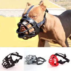 Comfy Soft Silicone Pet Dog Muzzle Breathable Basket Muzzle for Small Medium Large Dogs Stop Biting Barking Chewing Pet Supplie
