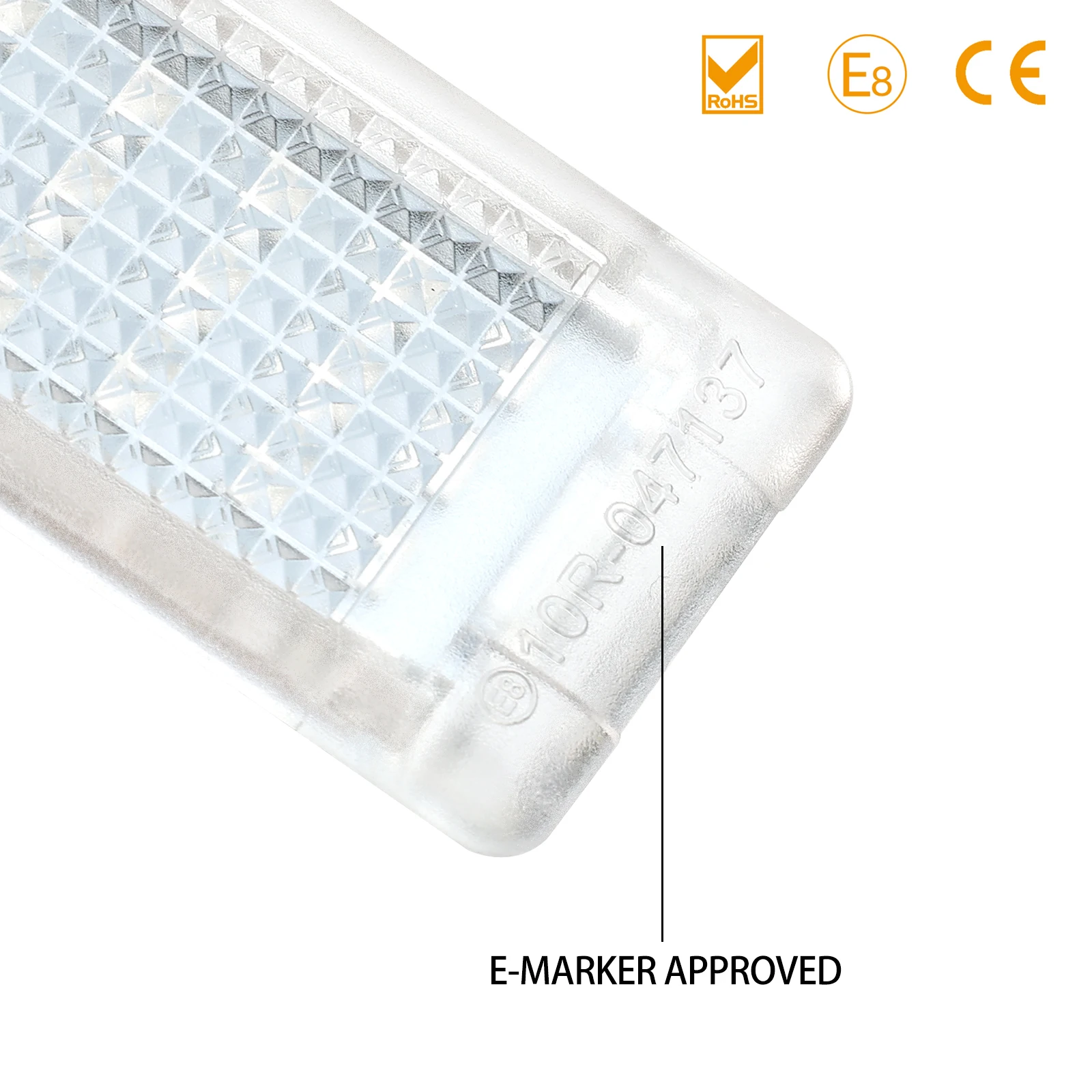2x Footwell Light Courtesy Door Luggage Lamp For VW Jetta Golf Scirocco Touareg Passat Skoda Sharan Polo Seat Blue Error Free