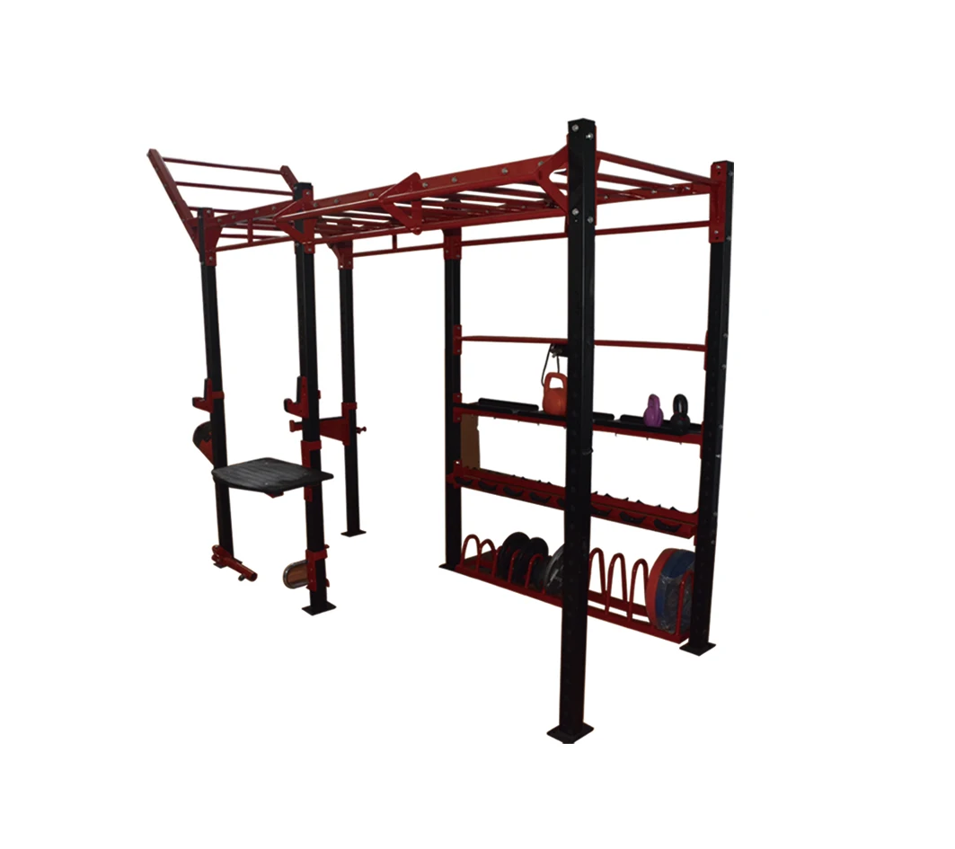 Custom multifunctional storage racks for benches and racks