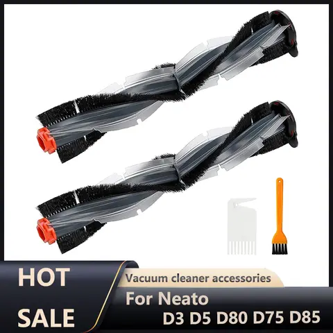 Main Brush Compatible for Neato Botvac D Series Robot Vacuum Cleaner D3 D5 D80 D75 D85 Replacement Parts