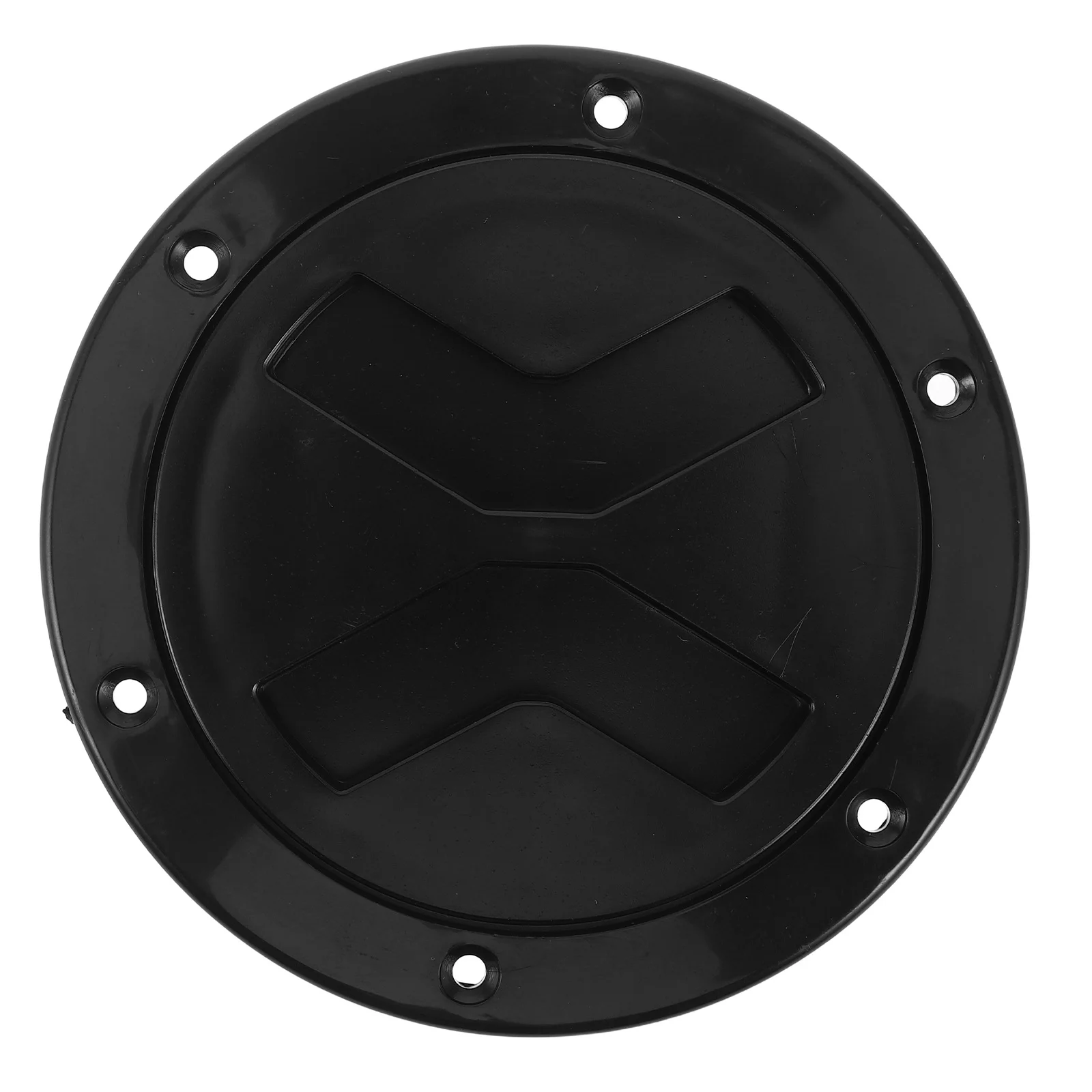 

Marine Deck Plate Hatch Cover 13.7cm Non Slip Detachable Watertight Round Lid for Boat Yacht Inspection Access
