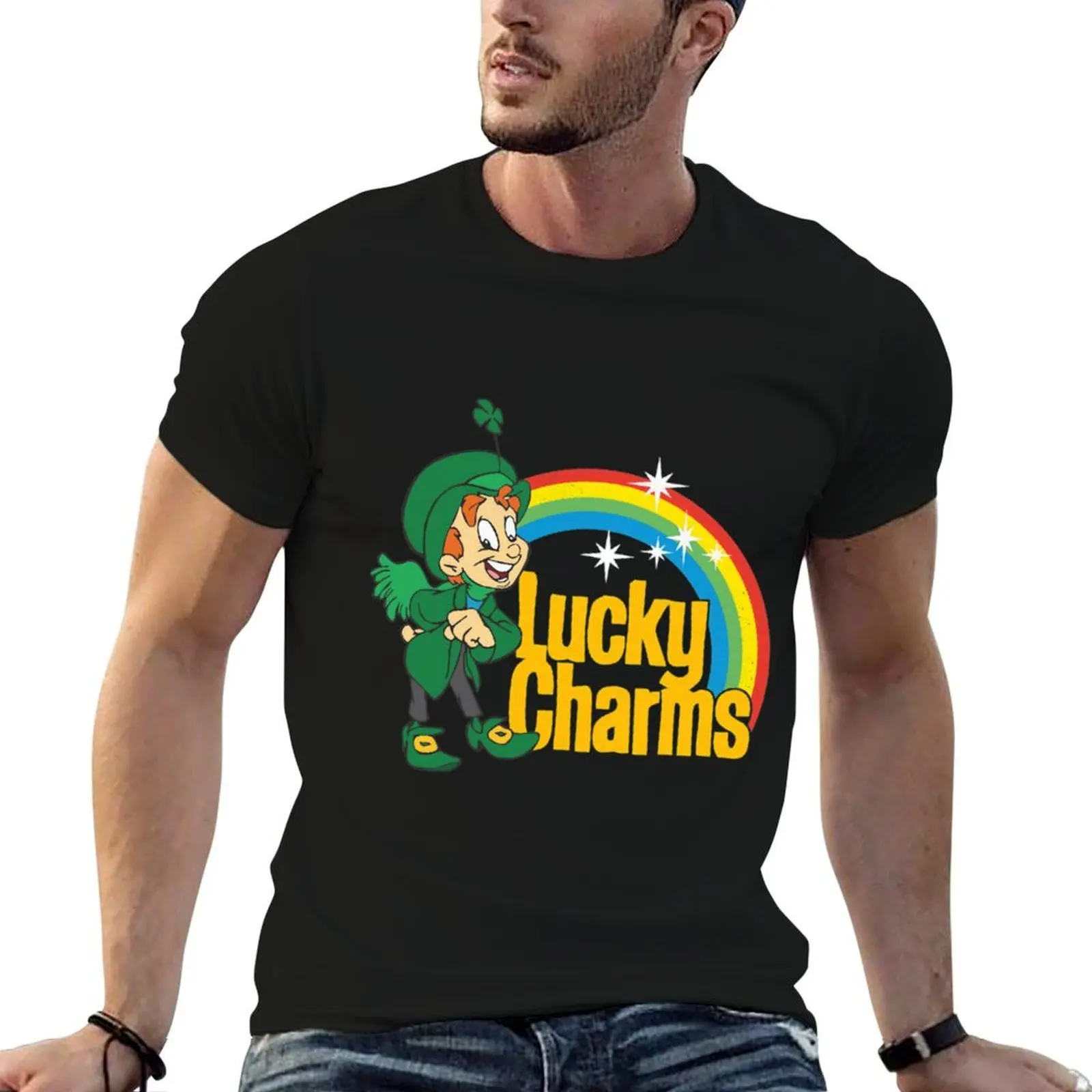 LUCKY CHARMS T-Shirt summer 2026 oversize t-shirts man shirts graphic tee men