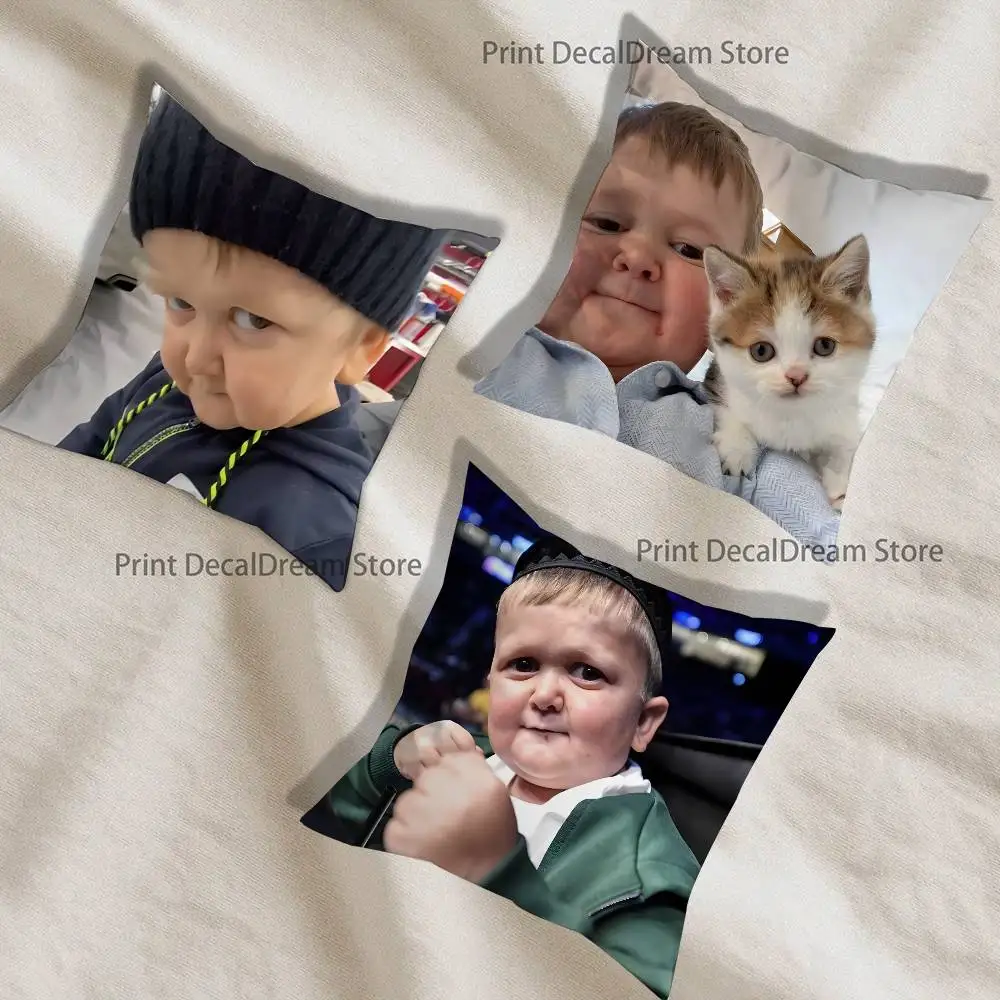 

Funny Hasbulla Magomedov Meme Cushion For Bedroom Car Coffee Shop Room and Living Room Sofa Decorative Pillow Cover Case