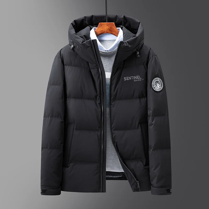 

Winter 90% White Duck Down Jacket Men Hooded Jackets for Thickened Coats Coldproof Puffer Coat Jaqueta Masculina