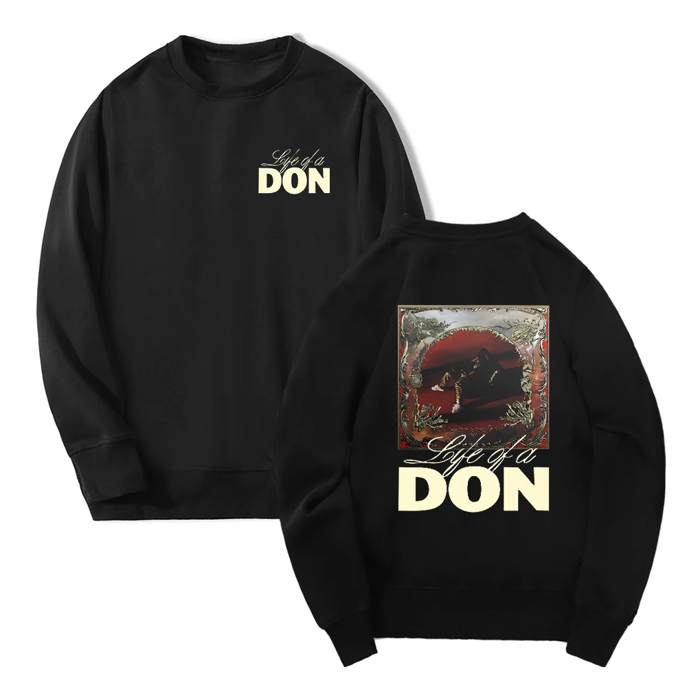 

Don Toliver Merch Life of a Don Merch Sweatshirt 2023 World Tour Crewneck Long Sleeve Streetwear Women Men Fashion Clothes