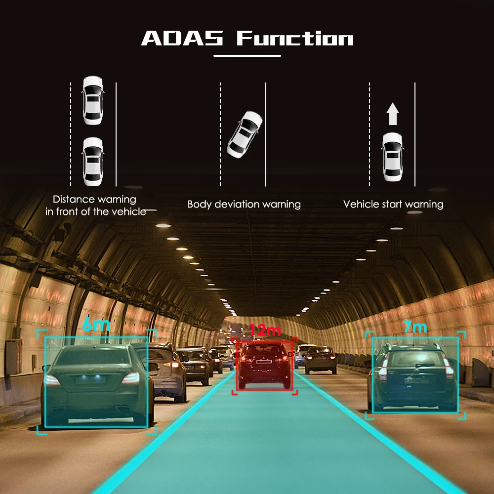 For Android Multimedia player ADAS GPS Camera Car DVR HD 1080P USB 120 Degree Anti Theft Auto Recorder Night Vision