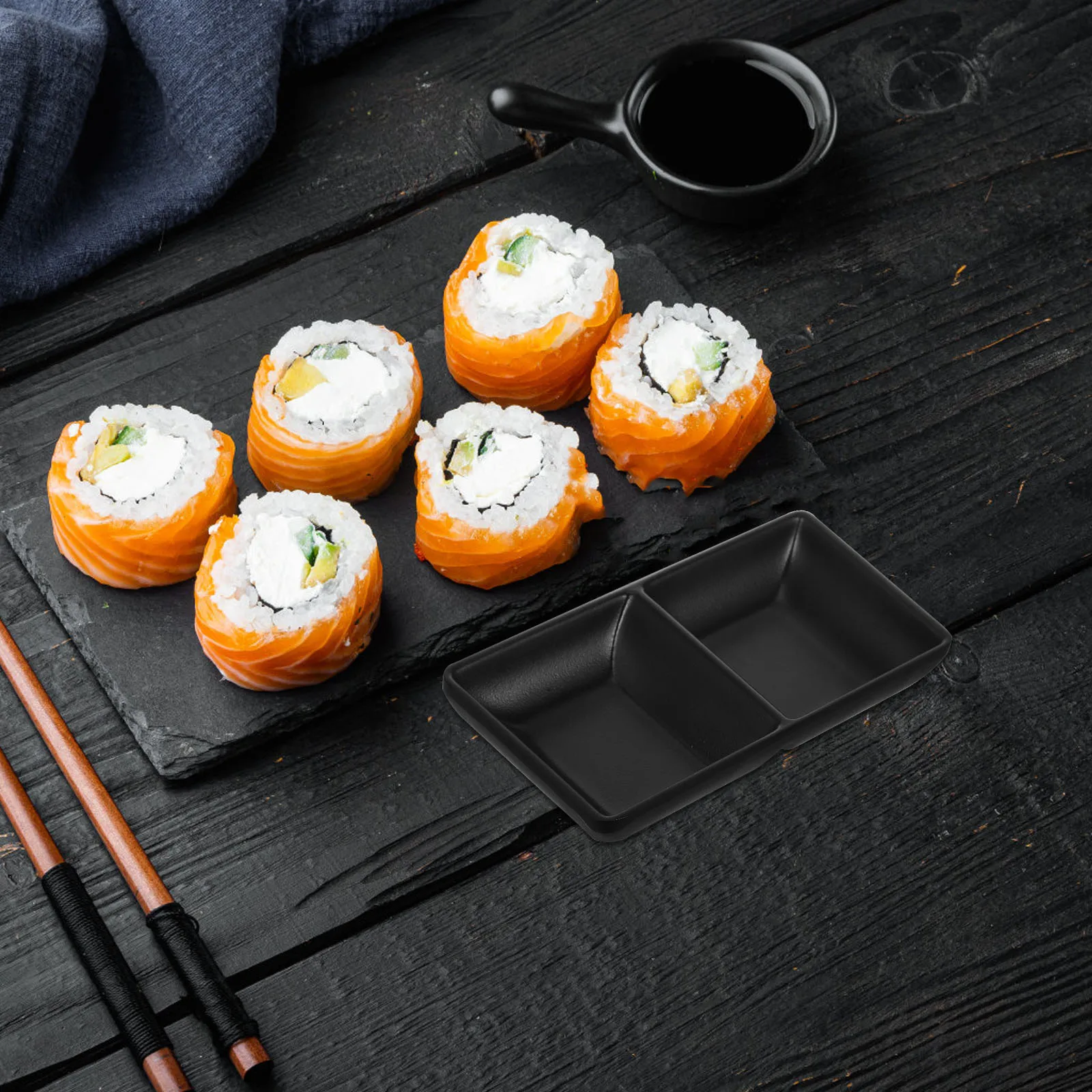 

2 Pcs Dipping Sauce For Dinner Dipping Bowls Compact Vegetable Soy Condiment Dishes Tray Ketchup Mustard Home Restaurant Gifts
