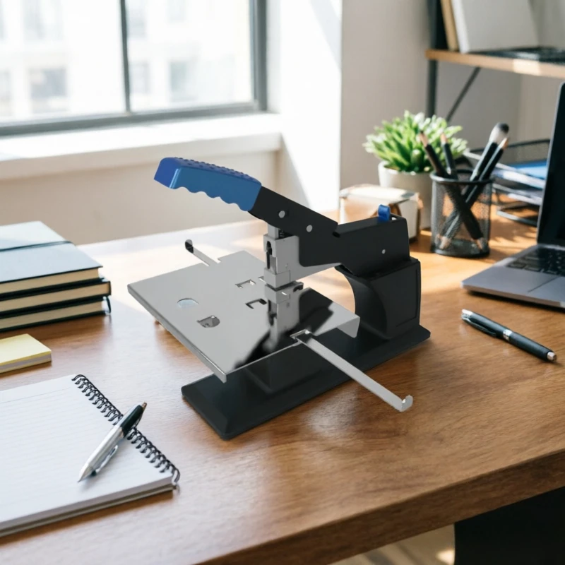 SH03 Saddle Stapler Heavy Duty Saddle Stitch Binding Machine, Rotatable Center Seam Stapler for Booklet