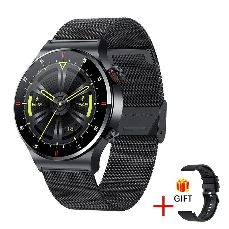 Lige ecg ppg bluetooth call smart watch männer sport armband nfc wasserdicht benutzer definierte uhr gesicht männer smartwatch für ios android