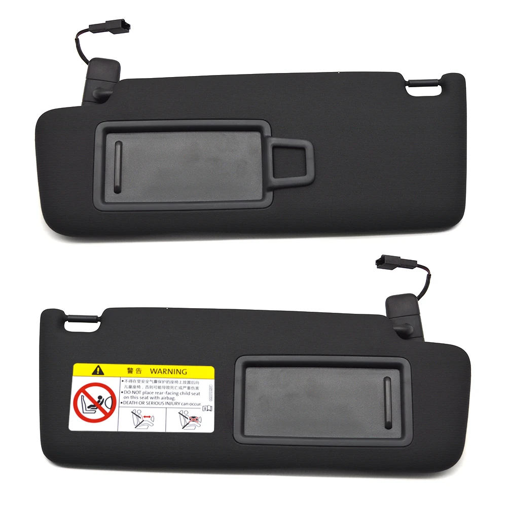 Suitable For VW Golf MK7 Main And Co-Pilot Overhead Visor Makeup Mirror Black Grey Beige 5GG 857 551 5GG 857 552