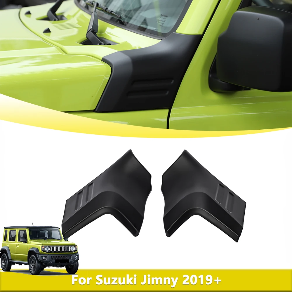 

Engine Hood Corner Guard Protector Cover for Suzuki Jimny JB64 JB74 2019-2025 Car Styling Parts Accessories Exterior Mouldings