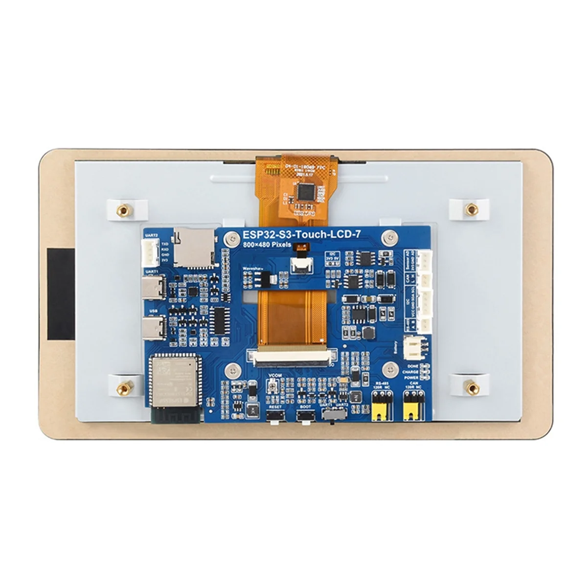 ABAC-ESP32-S3 7 Inch Touch Display Development Board 800x480 WiFi Bluetooth 5 for GUI LVGL HMI ESP32