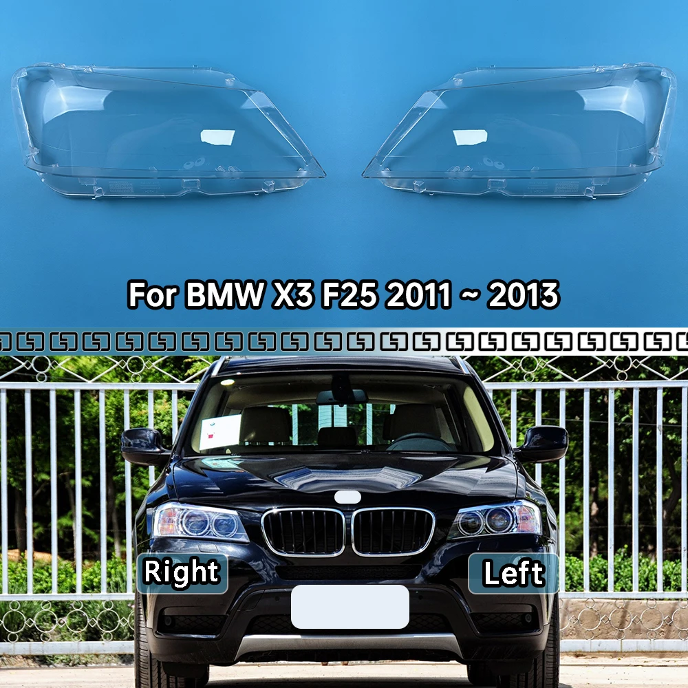 

For BMW X3 F25 2011 2012 2013 Transparent Headlamp Shell Lampmask Lamp Shade Headlight Cover Replace The Original Lampshade