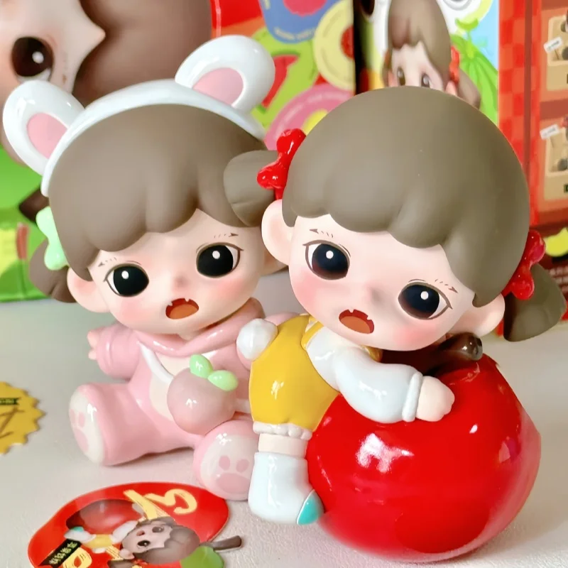 

Zoraa Blind Box New Original I Love To Eat Fruit Mini Series Kawaii Action Figures Mystery Box Desktop Decoration Gift For Girl