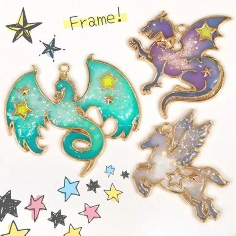 

DIY Dragon Horse Frame Epoxy Silicone Mold Dragon Horse Frame Resin Mold for Children Handmade Art Crafts Tool