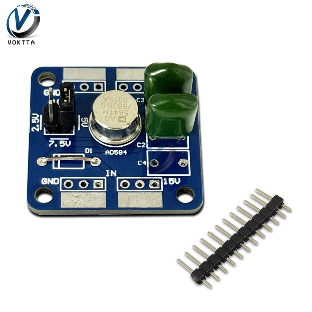 

12V-15V Voltage Comparator Module AD584 High Precision Voltage Reference Module 4 Channel Voltmeter Resistor Calibration Board