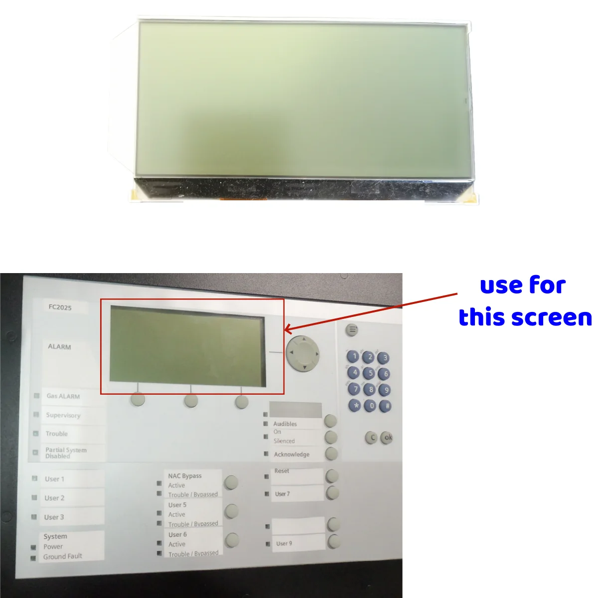 

5" Inch LCD Display for Siemens Desigo 252-POINT FC2025 FIRE SAFETY ALARM SYSTEM CONTROL PANEL