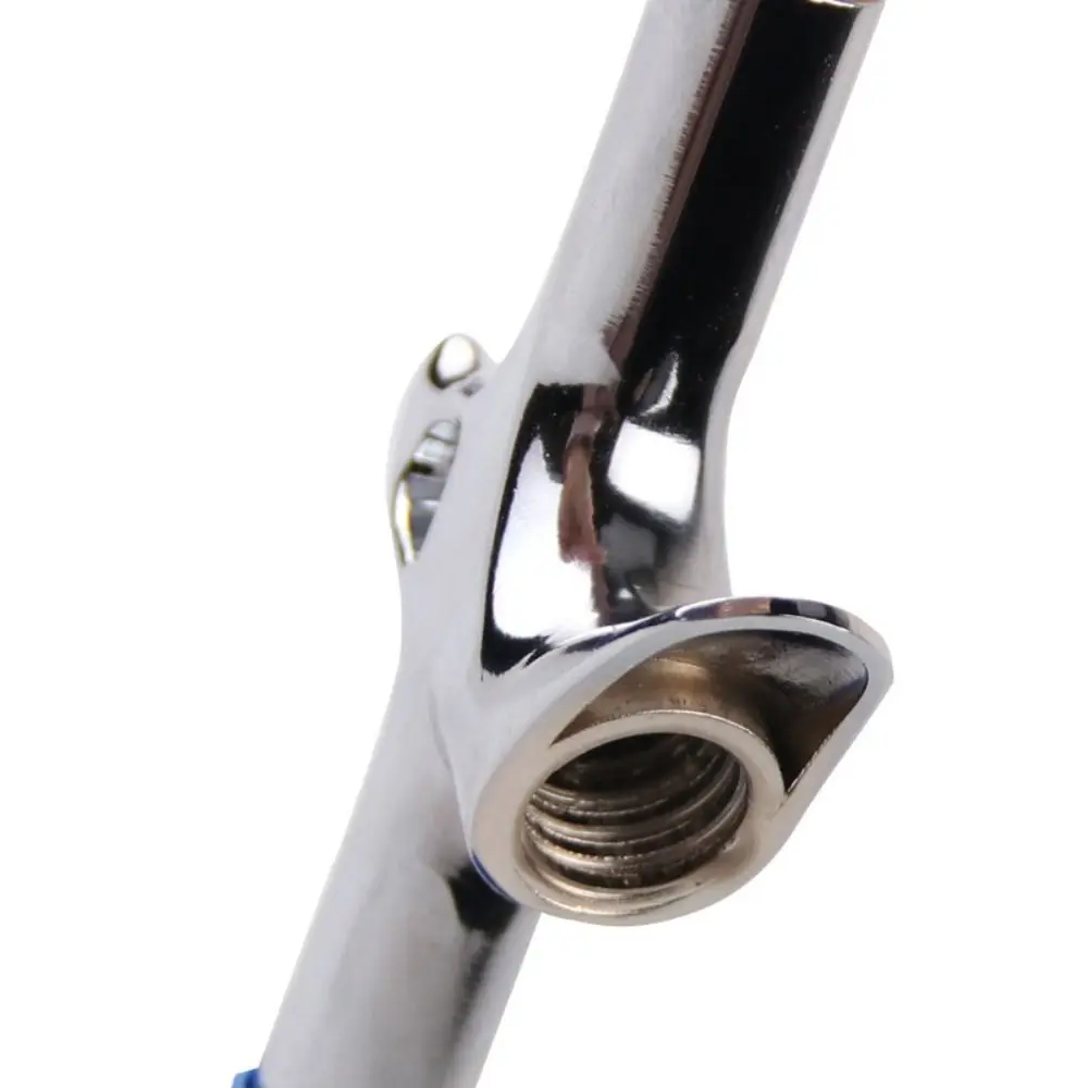 Portable Aluminum Alloy+Plastic Oiling Tool Silver Blue Mini Chain Injector Grease Tool MTB