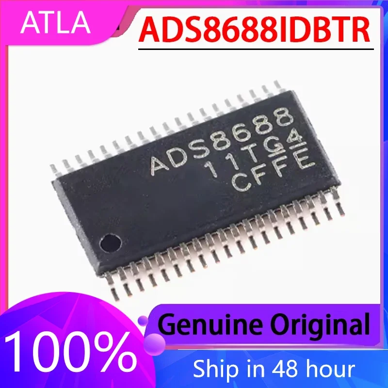 

2PCS NEW ADS8688IDBTR ADS8688 TSSOP38 Packaged Channel Analog-to-digital Conversion Chip Original