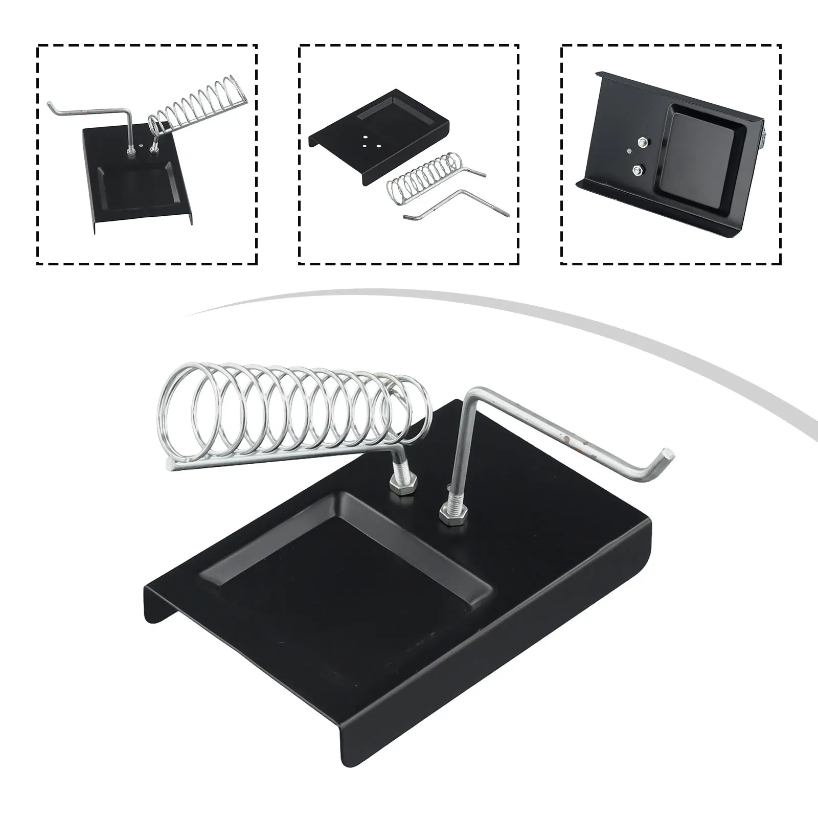 Multi Functional Soldering Iron Bracket Soldering Wire Stand All Metal Handle Soldering Wire Stand Soldering Tools