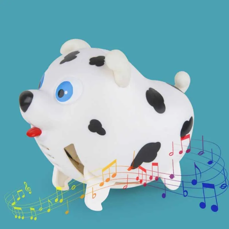 Children's Whistle Sound Control Dog Electric Toy With Music Light Sensor Running Walking Puppy Baby Puzzle Interactive Toys