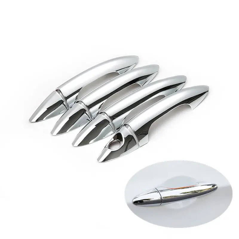 

For Hyundai Solaris Verna ix25 Accent Grand Avega 2010 2011 2012 2013 2014 2015 New Chrome Car Door Handle Cover Trim Sticker
