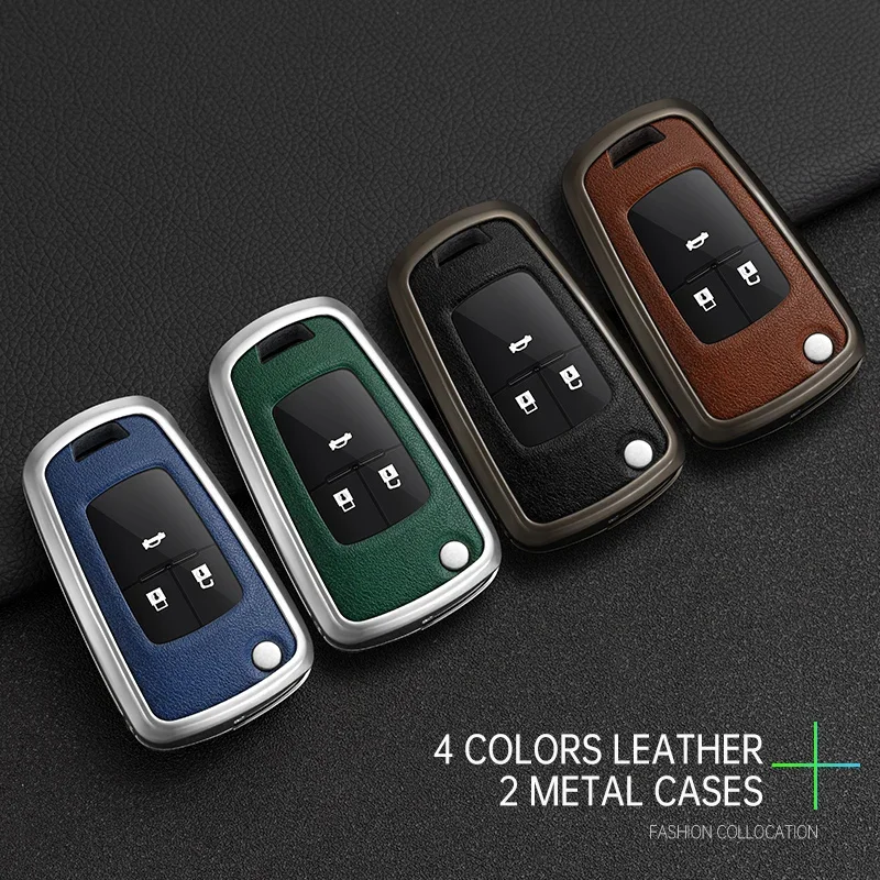 Funda de Aleación de Zinc para Llave de Coche Chevrolet Onix, Equino, Orlando, Cruze, Spark, Sonic, Camaro, Volt, Bolt, Trax, Malibu, Blazer, Traverse