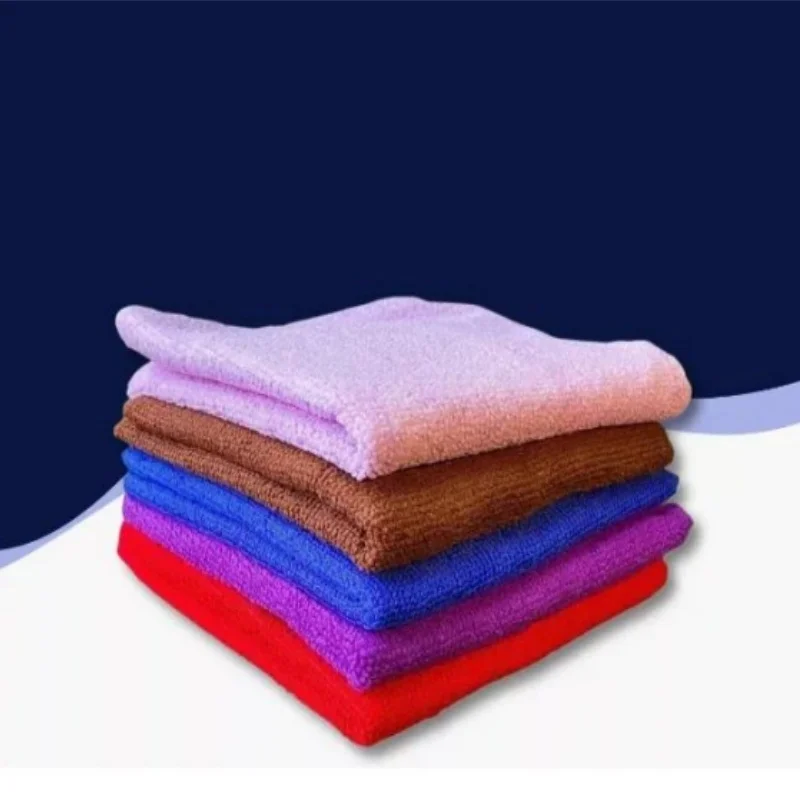 10PCS Flannel Automotive Microfiber Cloth Household Cleaning Car Wash High-quality Detailing Cleaning Household Accessories