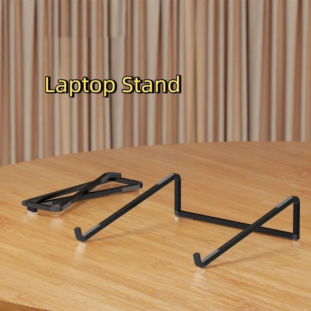 

Aluminum Alloy Foldable Laptop Stand Height Increase Adjustable Laptop Cooling Bracket Heat Dissipation Anti Slip