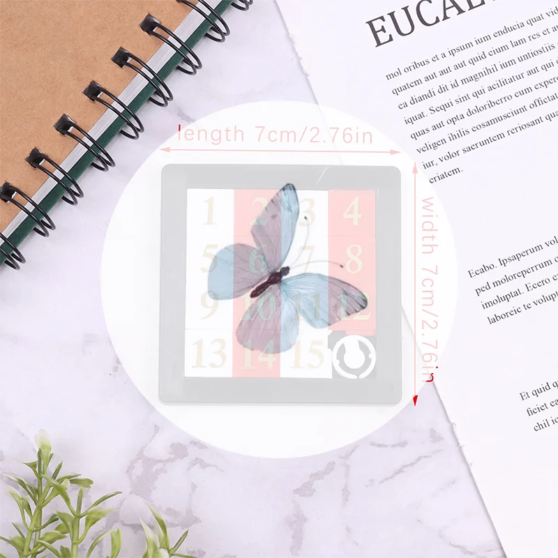 1-15 숫자 슬라이드 퍼즐 두뇌 퍼즐 게임 두뇌 운동 교육용 장난감 어린이를위한 발달 장난감 논리 게임 성인