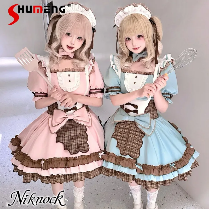 

New Original Maid Dress Sweet And Charming Maid Outfit Performance Costume Lolita Dresses Japanese Sweet Cosplay Evening Dress