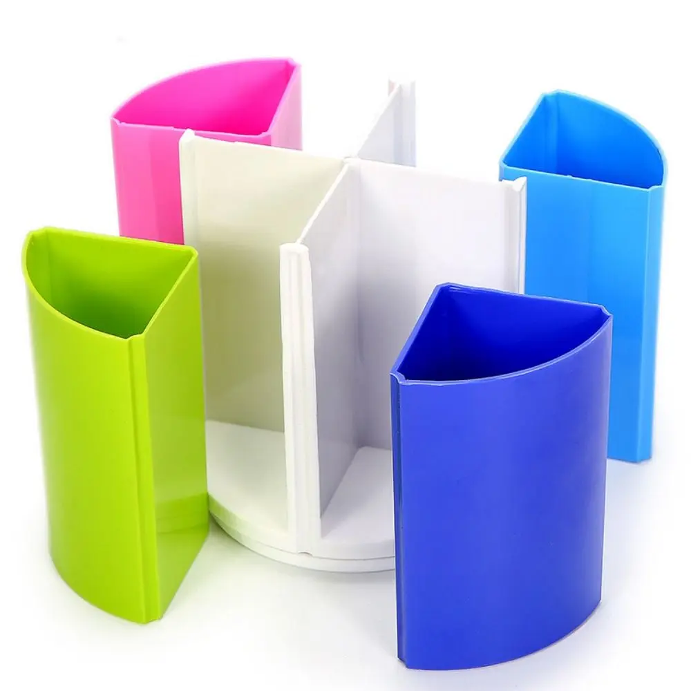 

Large Capacity Pencil Pen Holder Colorful 360 Degree Rotating Rotatable Pen Stand Personality Multi-purpose