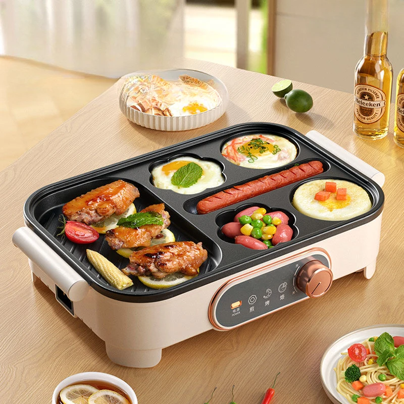 Changhong fried egg burger machine non-stick flat bottom household frying pan multifunctional electric hot pot breakfast pot