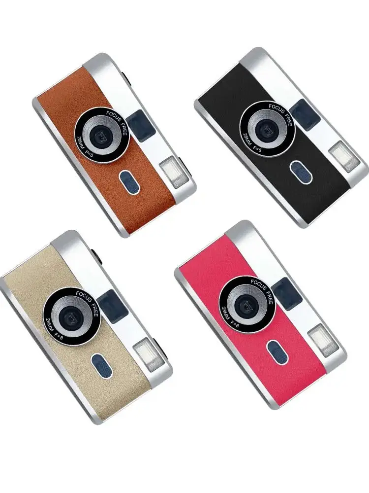 Appareil photo à film demi-cadre 35mm, photographie analogique classique, appareil photo à film réutilisable avec flash, beaux cadeaux, fêtes, camping